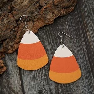 Candy Corn Earrings